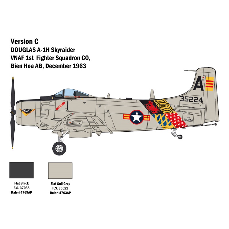 Italeri Aereo A-1H Skyraider 1:48 - [IT2788]