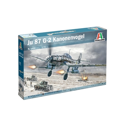 ITALERI Aereo Junker Ju87 G-2 Kanonenvogel 1/72 - [IT1466]